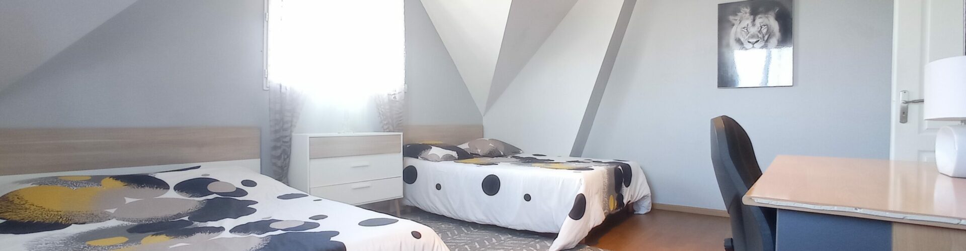 Très belle chambre lumineuse et spacieuse